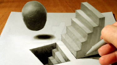 3D Drawing Staircase