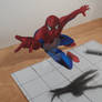 Spiderman 3D, Anamorphic Illusion