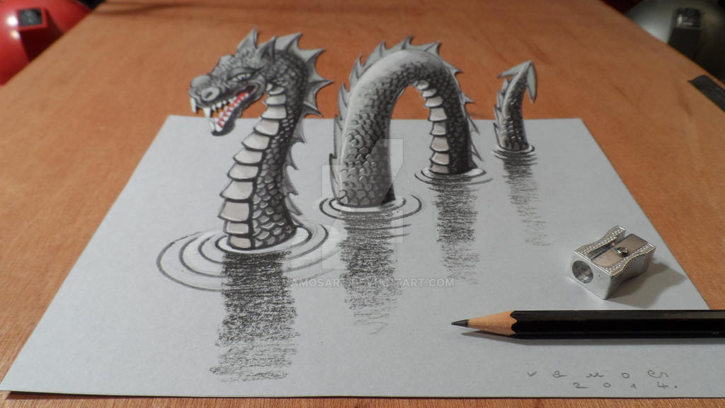 3D Loch Ness Monster