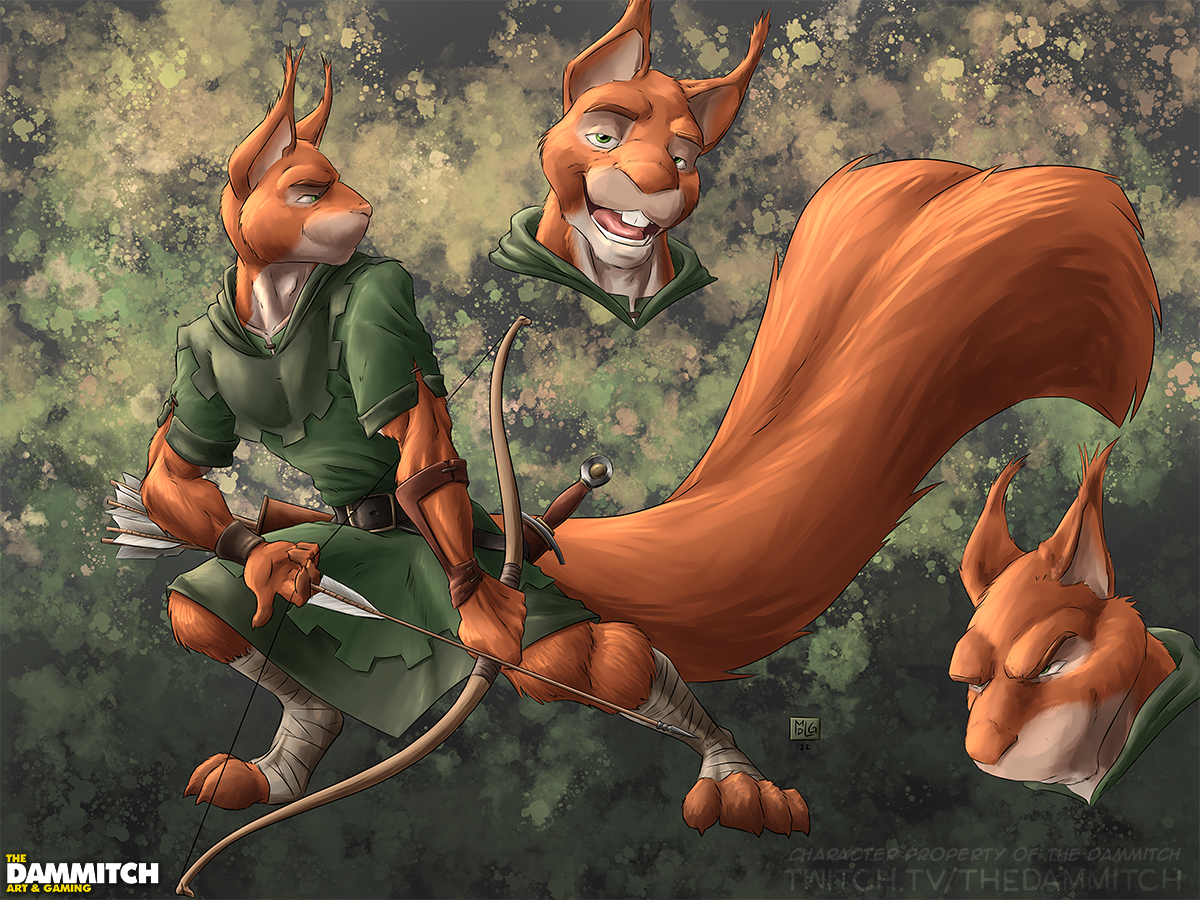 Red Squirrel Ranger by TheDammitch on DeviantArt