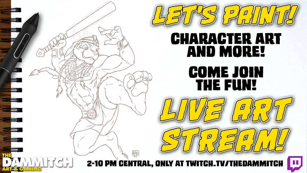 Streaming! Art! by TheDammitch on DeviantArt