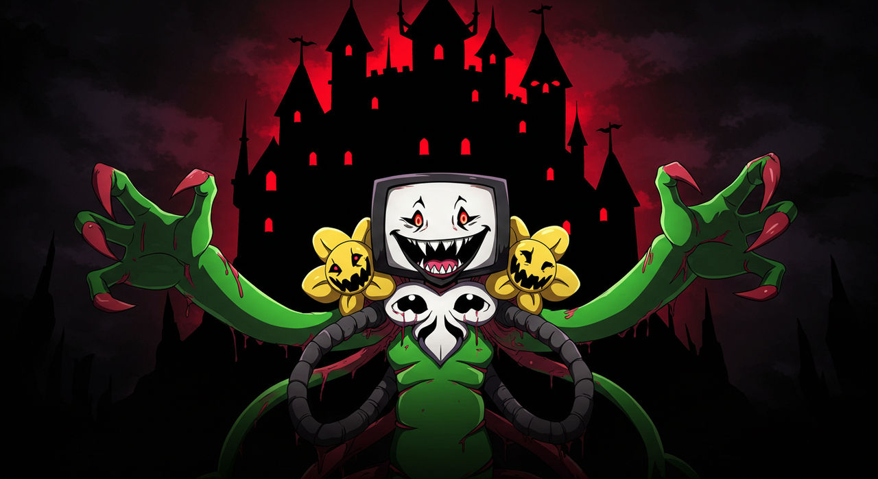 Omega Flowey Introduction Omega Flowey by GrandPlay on DeviantArt