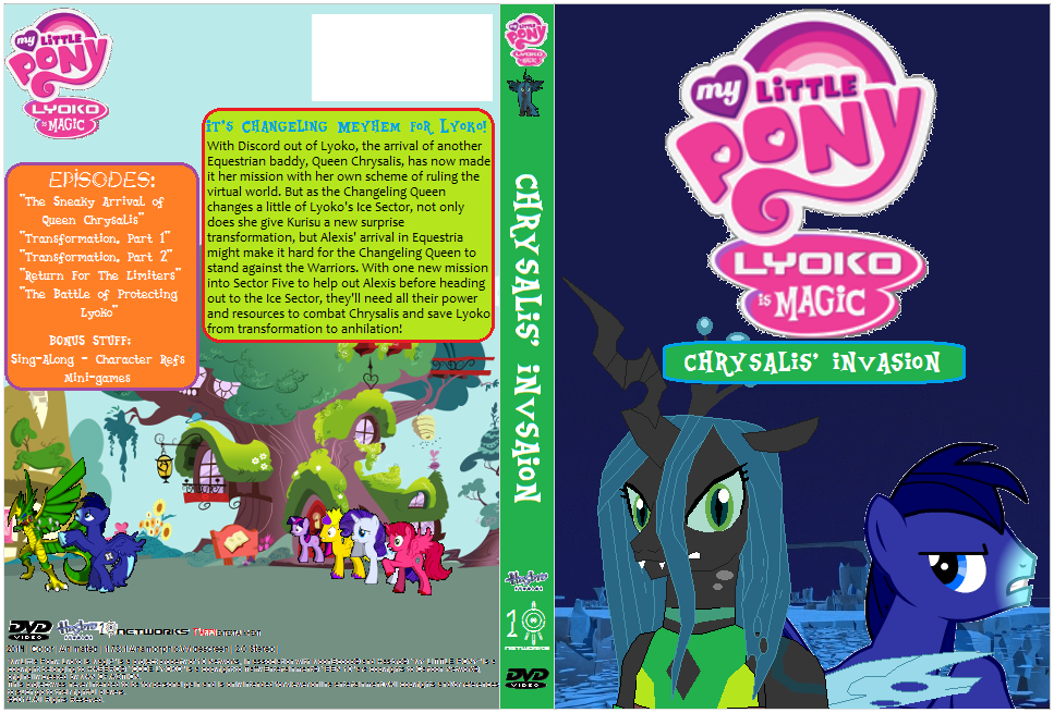 MLPLyokoIsMagic Chrysalis Invasion DVD Cover