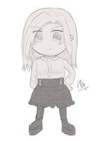 Doodle#17: Chibi Wrene by Aki-Ookami