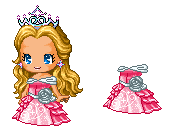 Fantage Custom Outfit ~ Princess Dress (Pink)