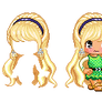 Fantage Custom Hair ~ Sweet Blonde Hair