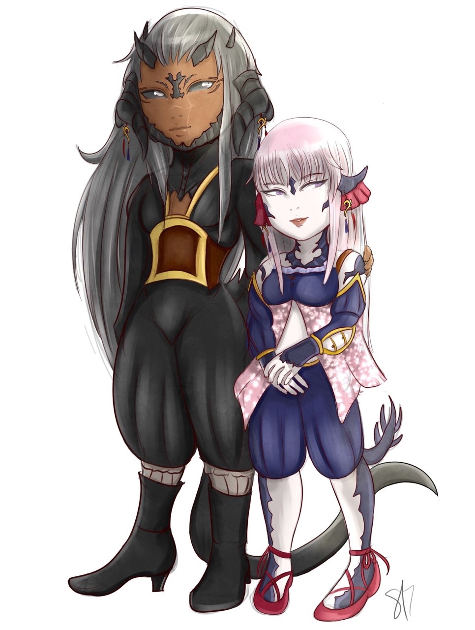 Niccolo And Tsubari Chibis