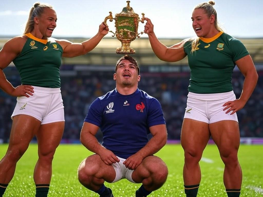 Springbok Rugby Deviantart The French can't beat the Springbok women's team by GGeraldFitz on ...