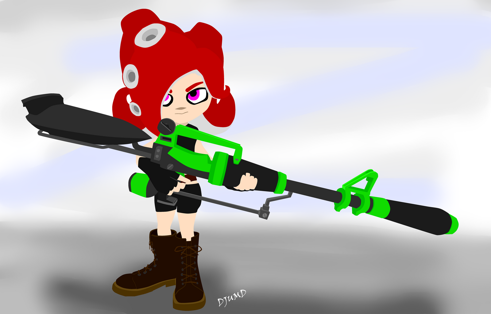 Splatoon - Octoling Sniper full 4K by DJUMD on DeviantArt