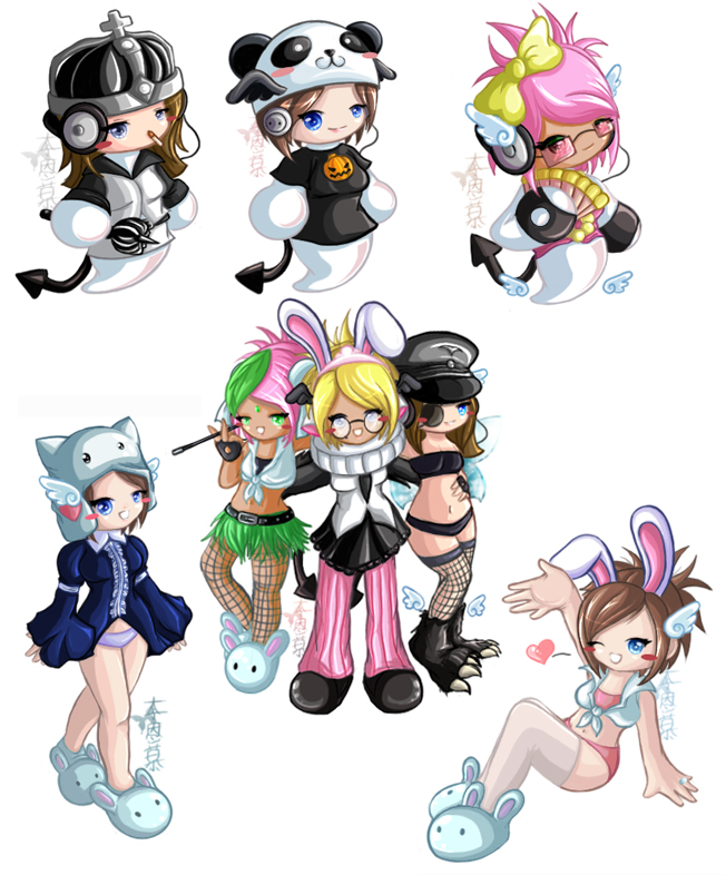 Gaia Online Commission Wall 5