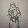 Hip-Hop First Order stormtrooper sketch