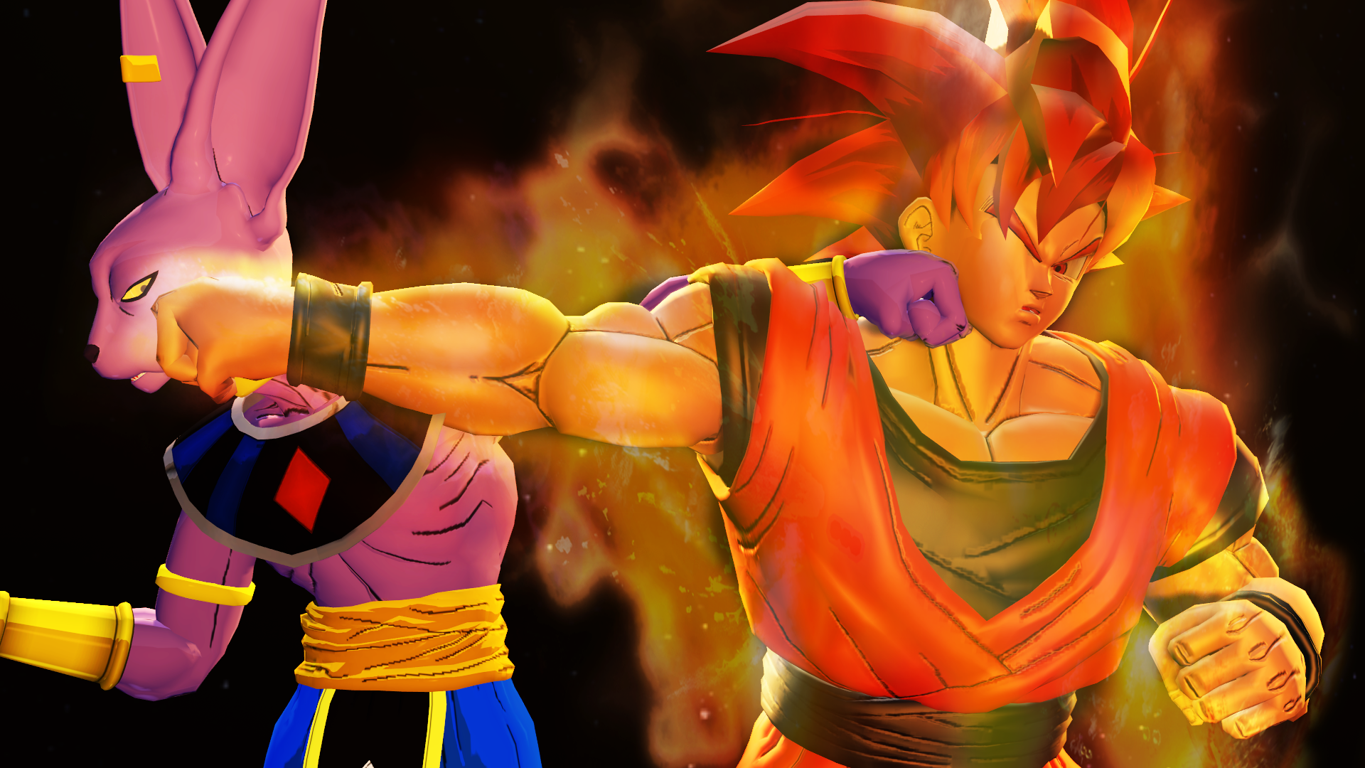 Goku Vs Turles by kaioken-x10 on DeviantArt