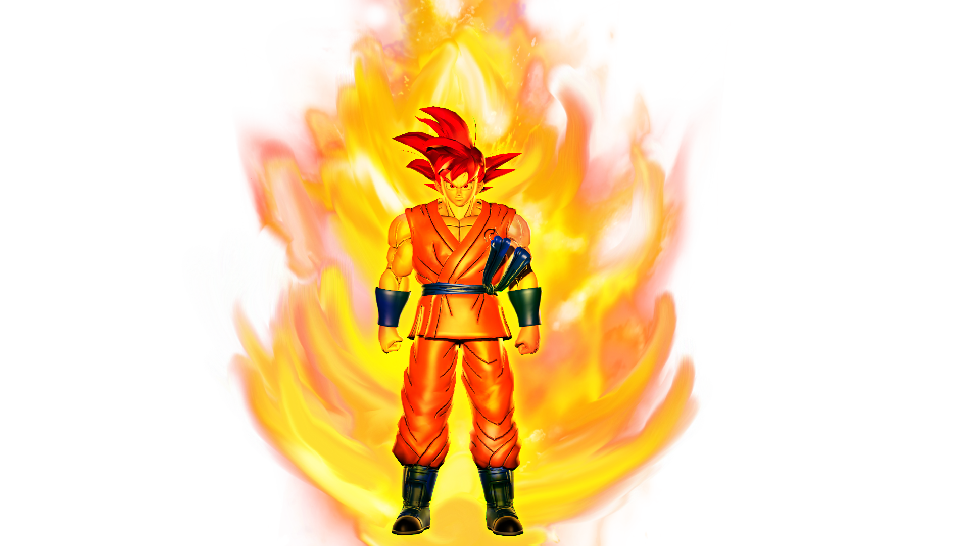 Goku Super Saiyan God by FheR85 on DeviantArt