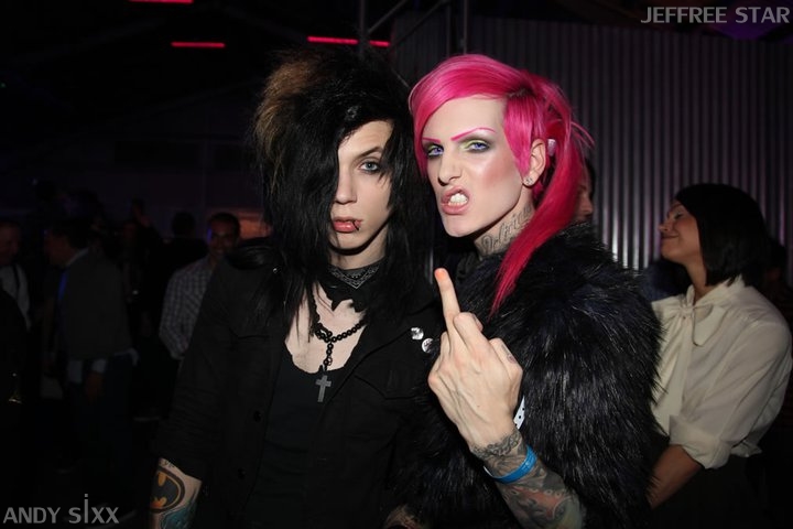 Andy Sixx and Jeffree Star