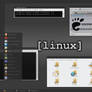 My gray gnome desktop