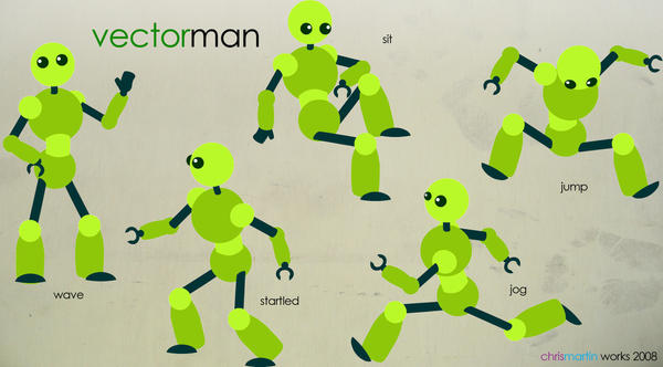 Inbound Vector Man vectorman v1 by poetofsummer on DeviantArt