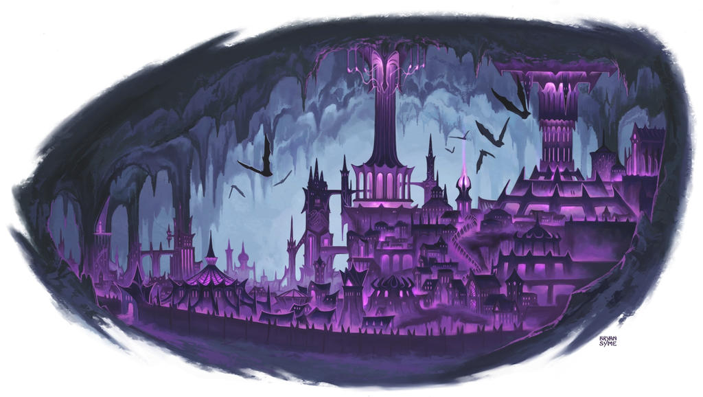 Example Dark Elf Building Layouts Dark elf city by BryanSyme on DeviantArt