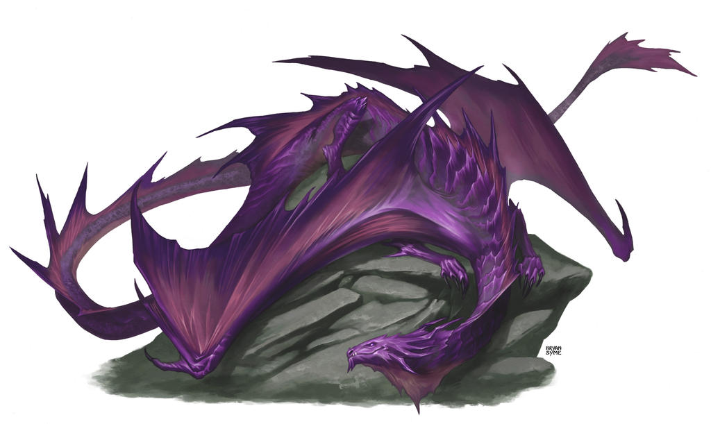 Amethyst Dragon by BryanSyme