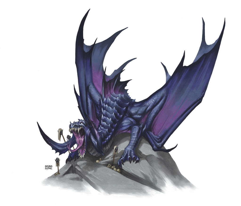 Sapphire Dragon by BryanSyme on DeviantArt