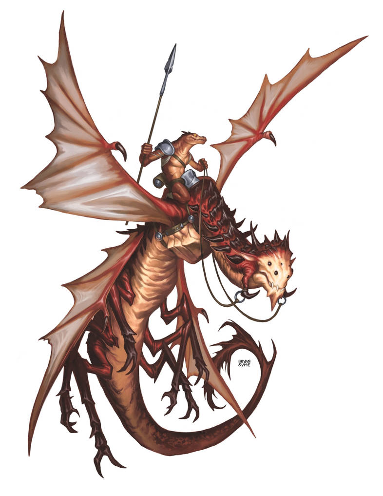 Kobold, Drake Rider by BryanSyme on DeviantArt