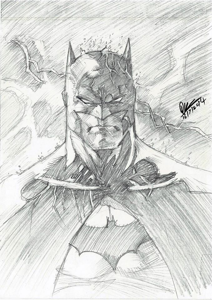 Batman jim lee fan art