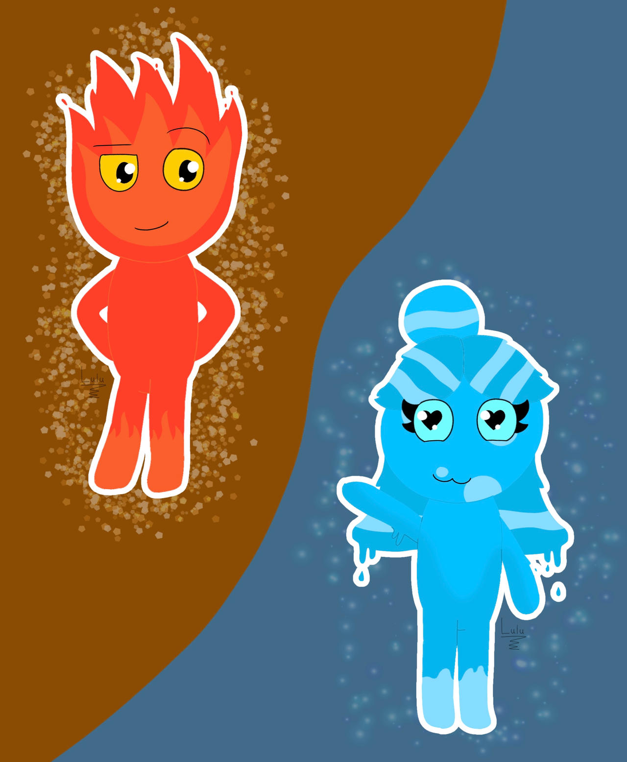 Fireboy and Watergirl by lucrezia2007 on DeviantArt