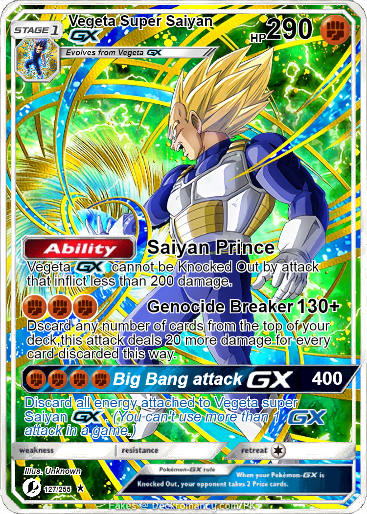 Pokemon vegeta ssj 20