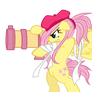 Fluttershy with a cannon