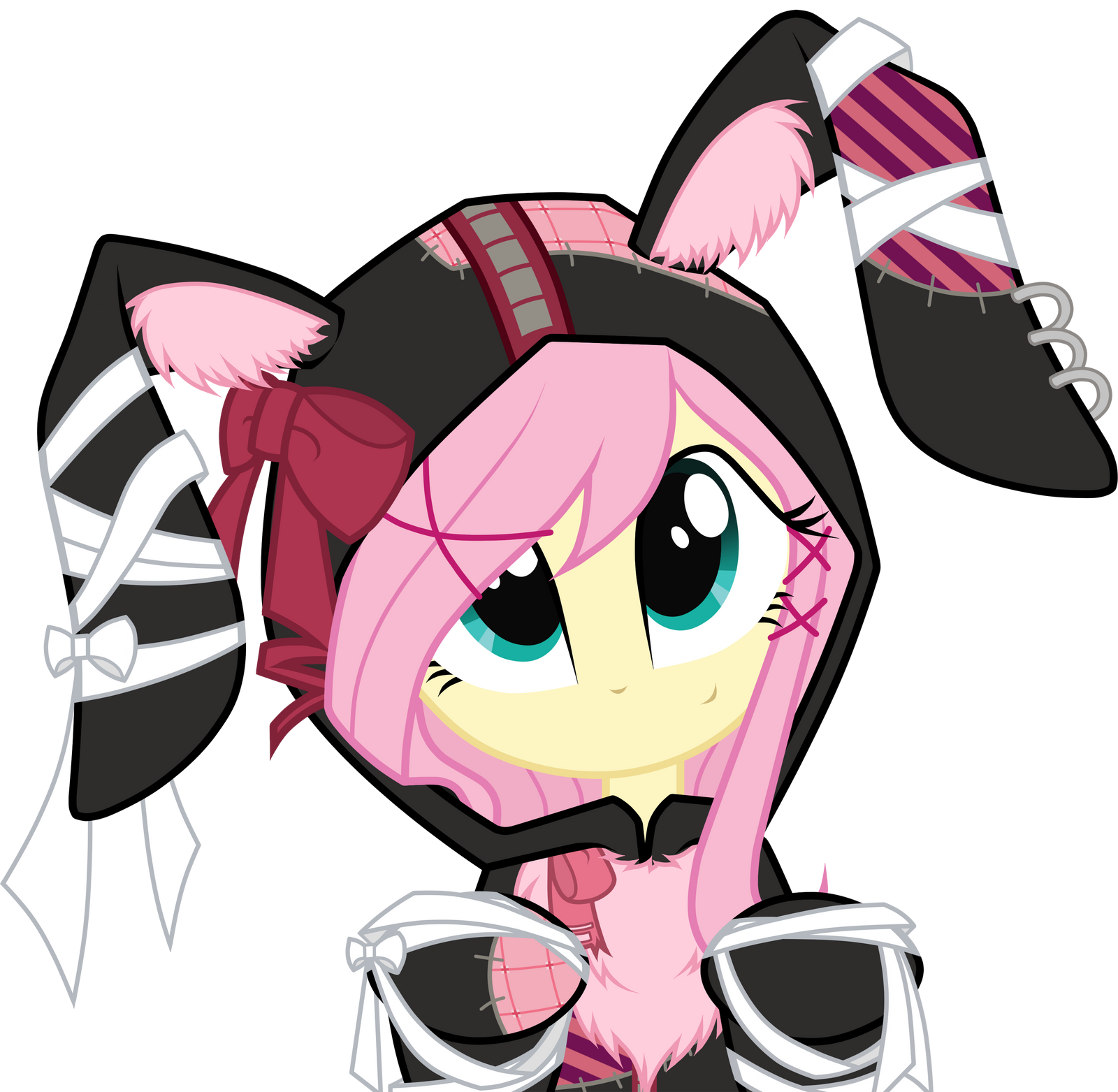 Bunny Fluttershy by Oathkeeper21 on DeviantArt