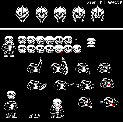 Pixilart - Sans battle sprite by RJW3009