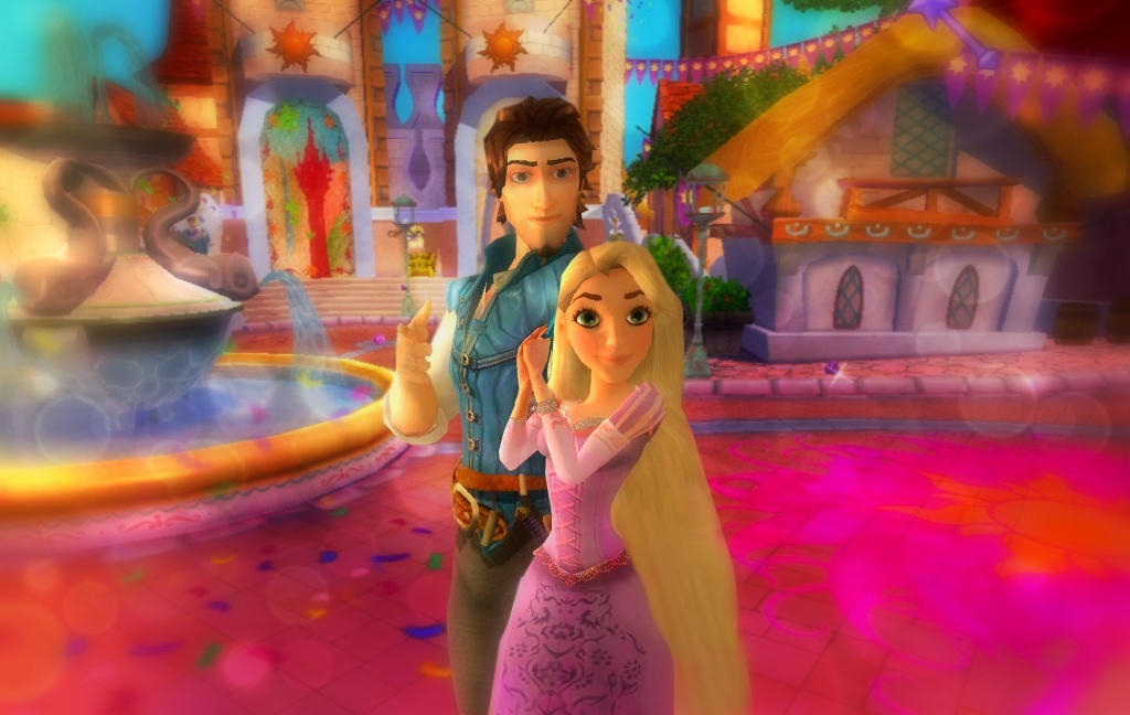 Rapunzel and Flynn Rider at the Kingdom by Rihedson on DeviantArt