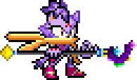 Blaze the Cat - Sonic Boom Styled Sprite (Updated)