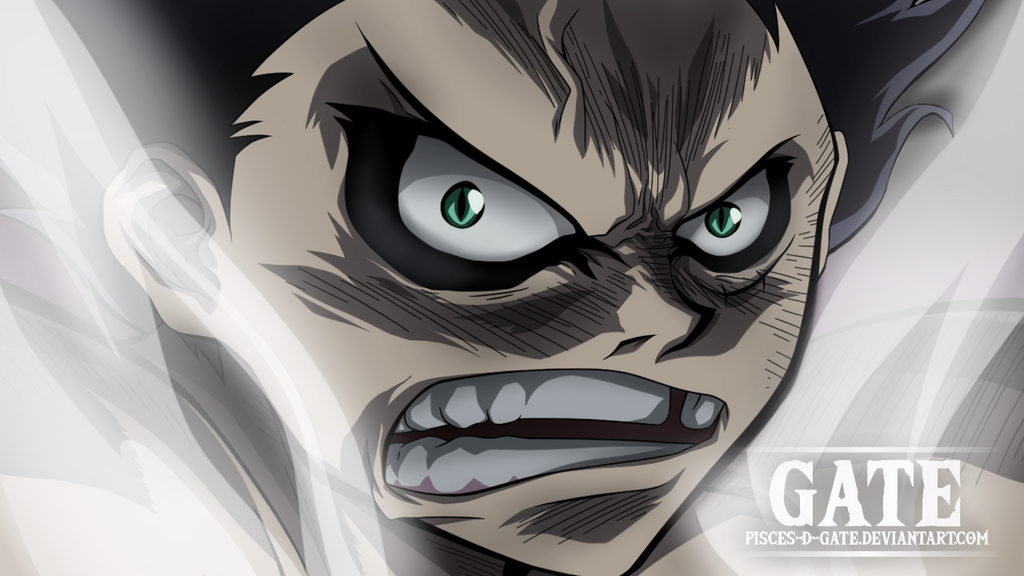 One Piece Scan 895 - Luffy Gear 4 (Snake Man Face) by Pisces-D-Gate on