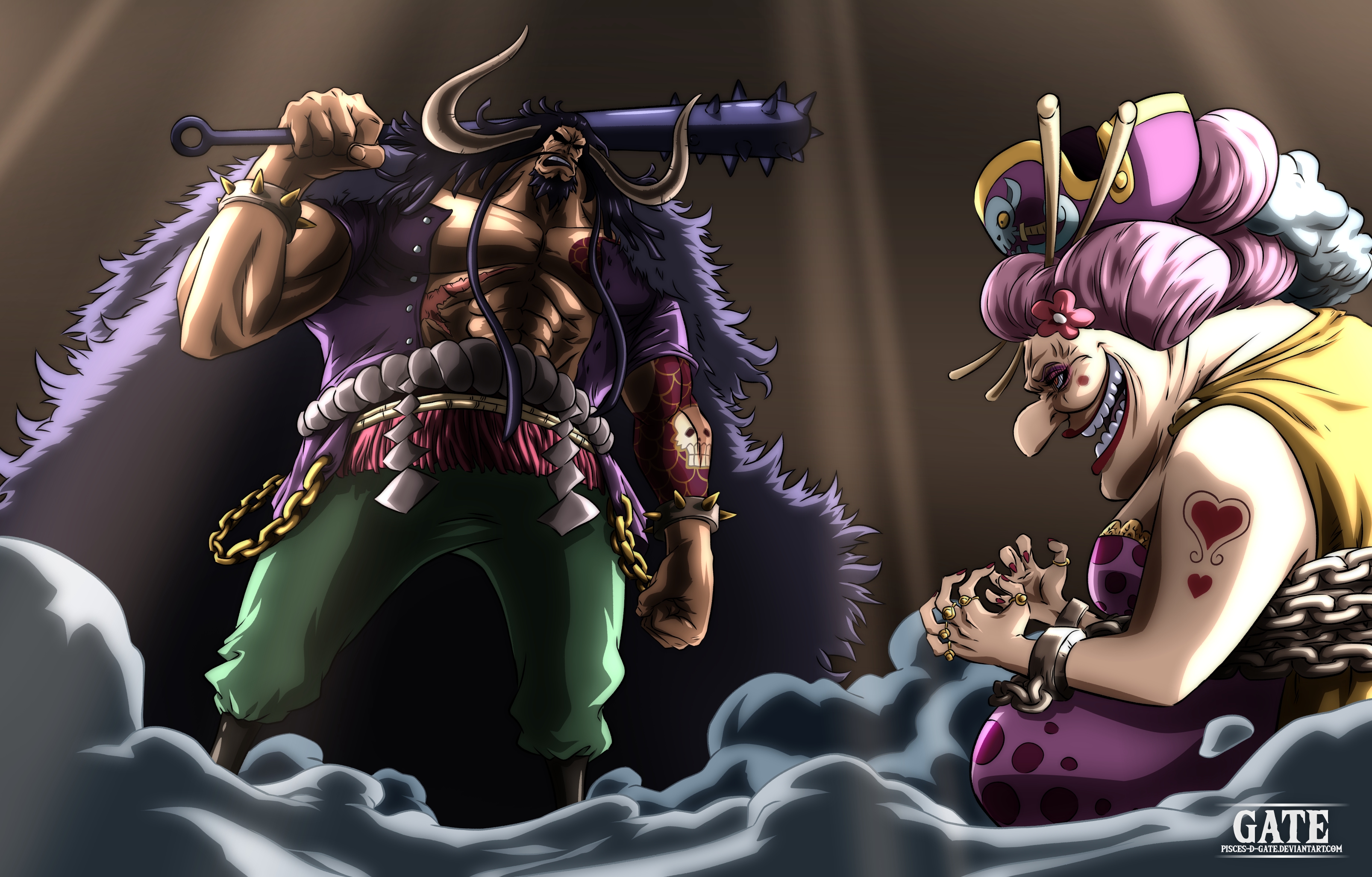 One Piece Chapter 951 Big Mom And Kaido By Pisces D Gate On Deviantart