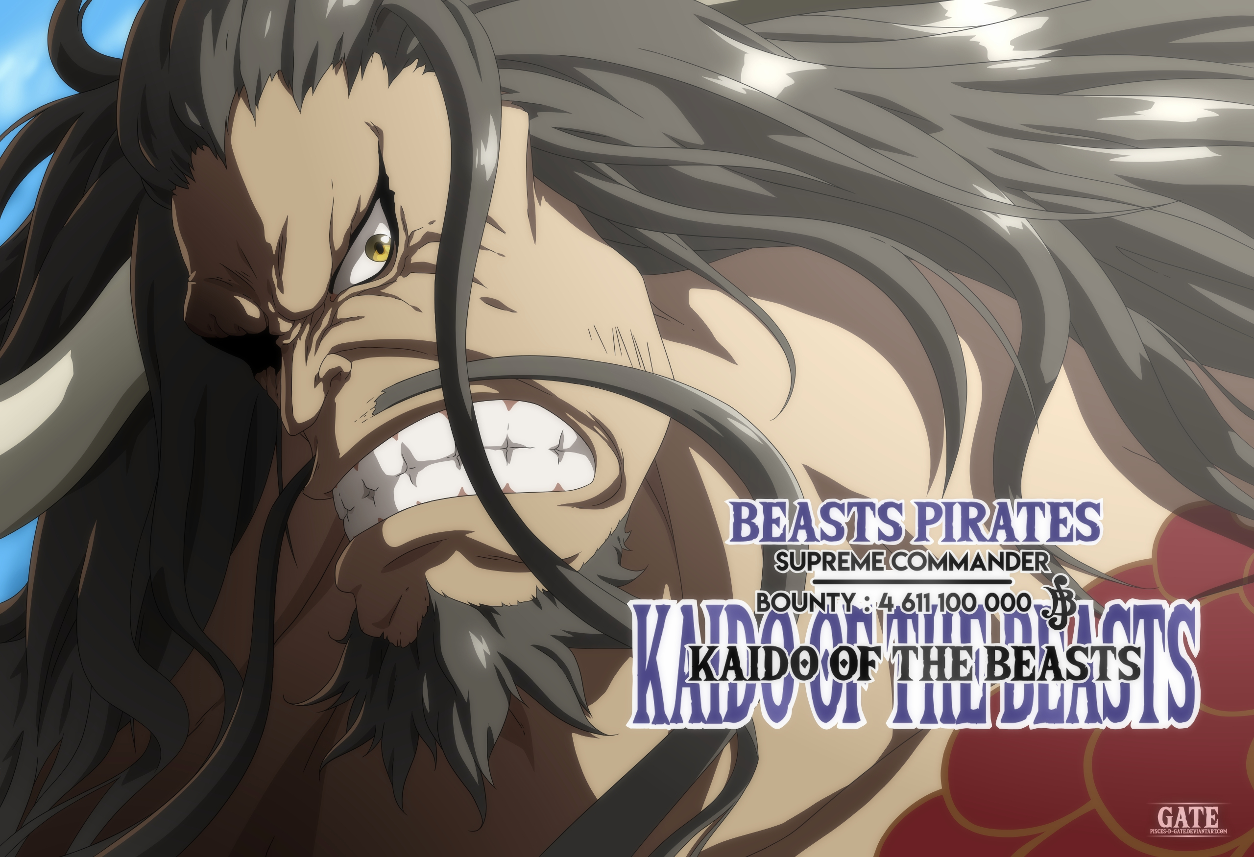 One Piece Chapter 957 Kaido By Pisces D Gate On Deviantart One Piece Chapter 957 Kaido By Pisces D Gate On Deviantart