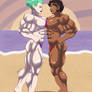 Muscle Mommies on a Boiling Beach