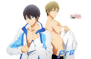 Haruka and Makoto render