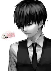 Ken Kaneki (Tokyo Ghoul) Render