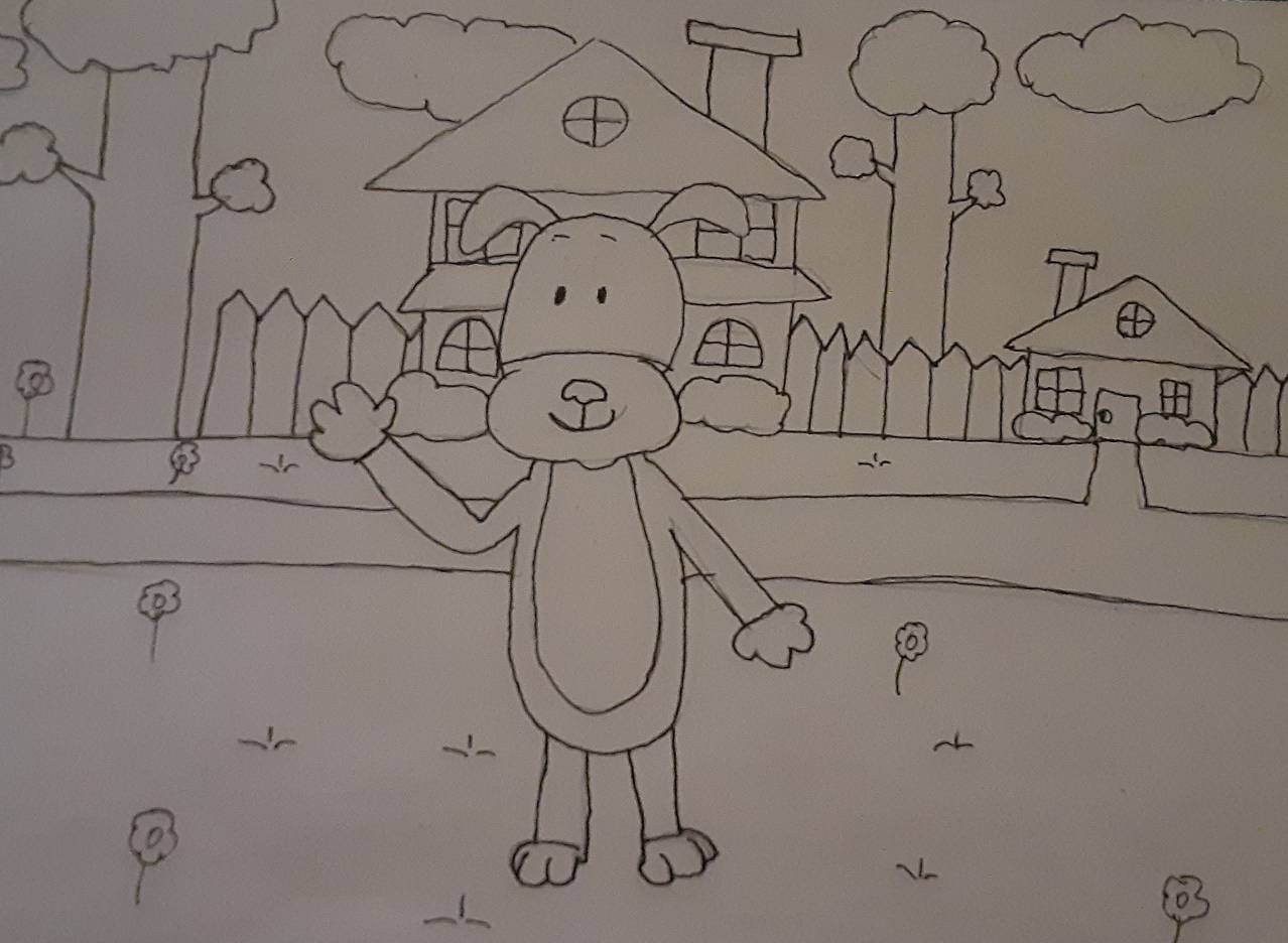 Inktober Day 23: Kipper The Dog by drunk3nducky on DeviantArt