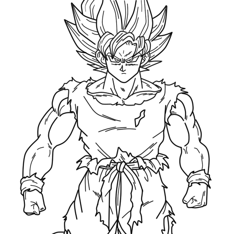 Goku Black #2 (Line-Art) by AubreiPrince on DeviantArt  Goku drawing,  Dragon ball super artwork, Dragon ball painting