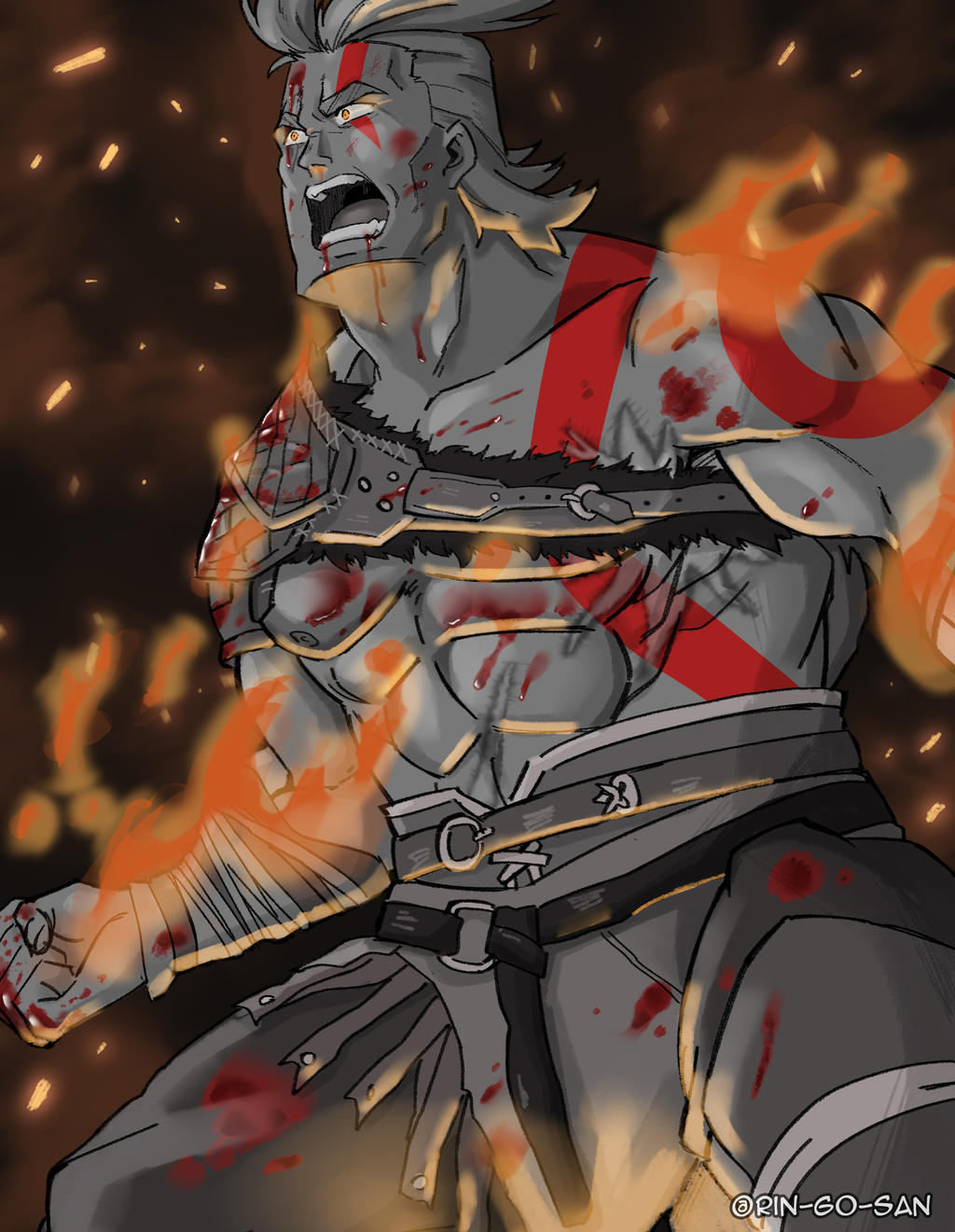 Spartan Rage, God of War, Dumigor