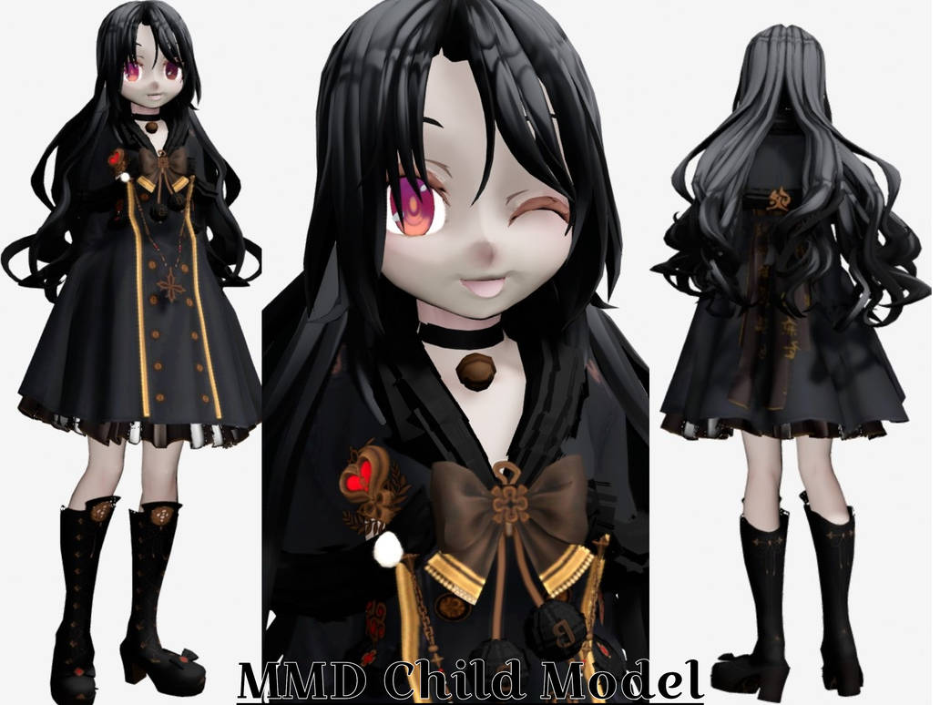 MMD Child Model DL by Error404040404 on DeviantArt