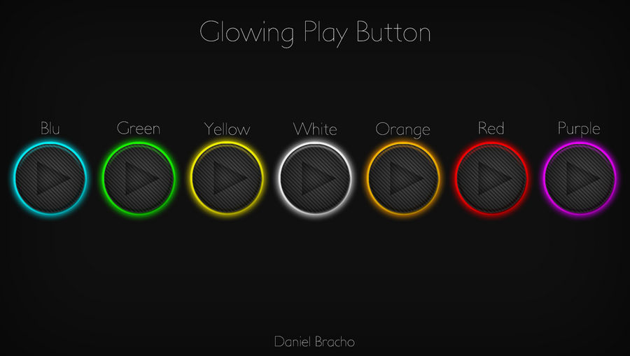 Glowing Play Button by turnoffthetv on DeviantArt