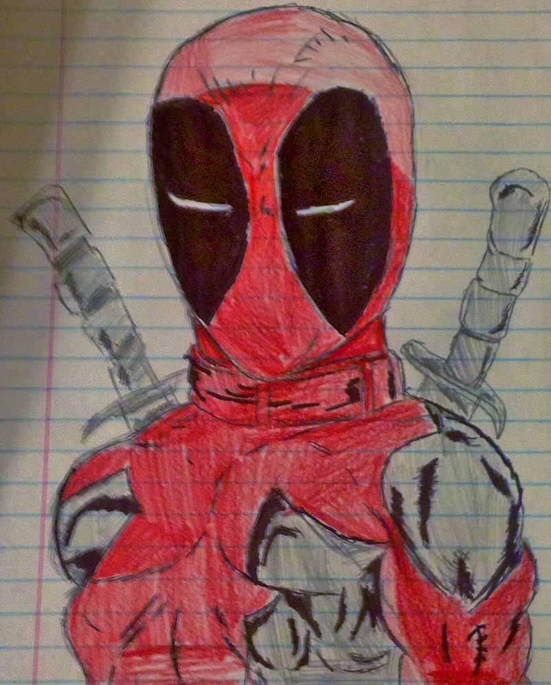 Deadpool Drawing #28 Retroified Edition 2 by Octopool24 on DeviantArt