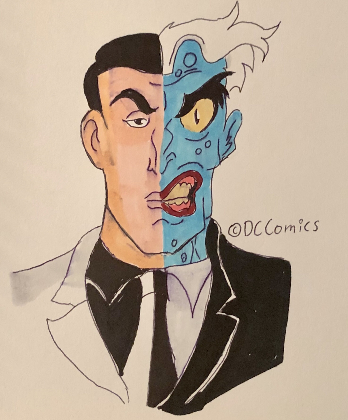 Two Face #1 by Octopool24 on DeviantArt