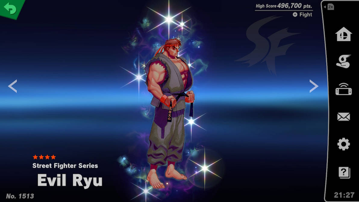 SSBU #6 Evil Ryu Spirit #1 by Octopool24 on DeviantArt