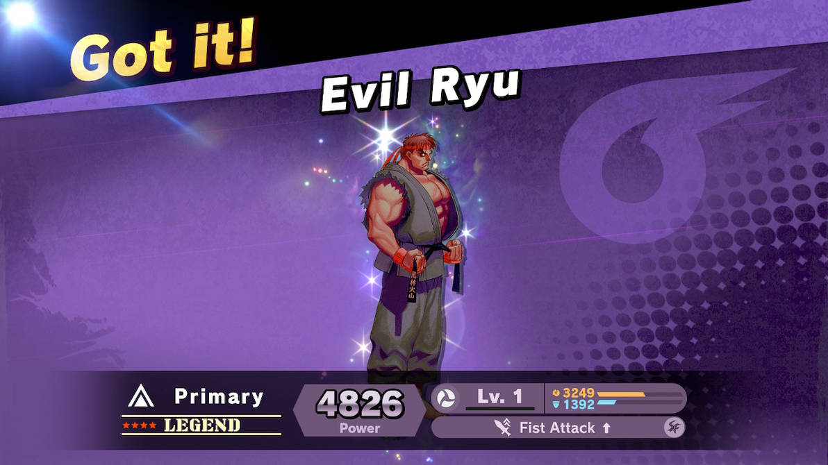 SSBU #6 Evil Ryu Spirit #2 by Octopool24 on DeviantArt
