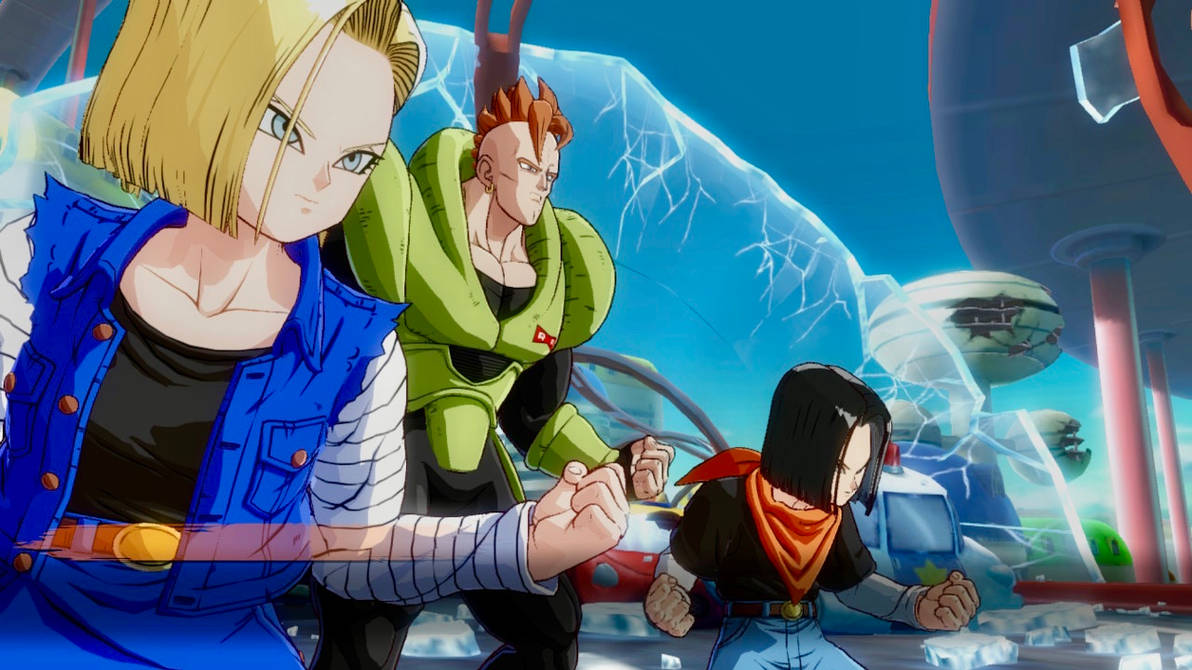 Android Fighters FighterZ Screenshots #31 Android Trio Pt.2 by Octopool24 on DeviantArt