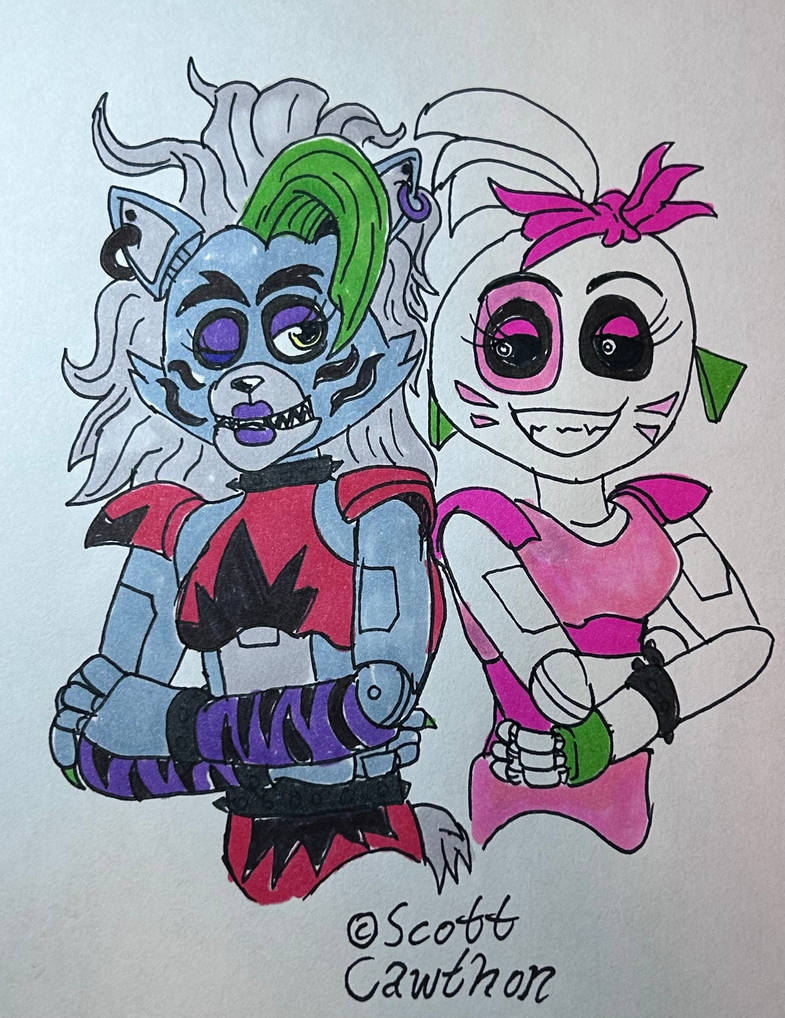 FNAF Fanart 1 Roxy And Glamrock Beakless Chica By Octopool24 On DeviantArt fnaf-fanart-1-roxy-and-glamrock-beakless-chica-by-octopool24-on-deviantart
