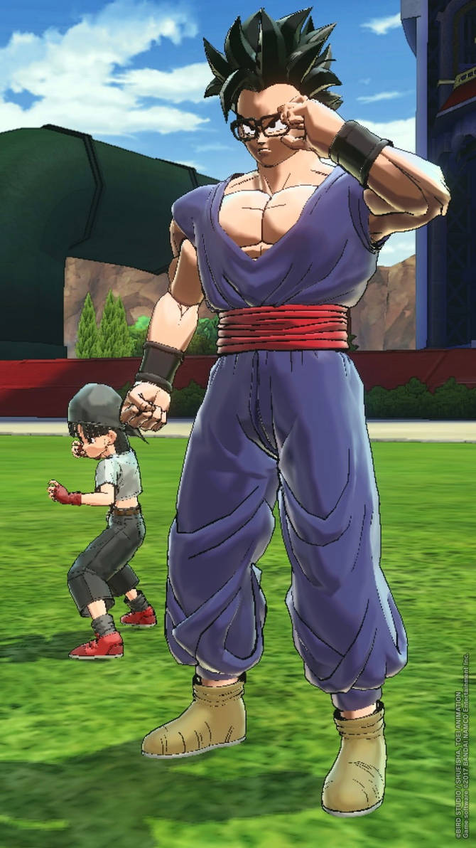Dbssh Flashbacks Xenoverse Screenshot #149 Gohan (DBSSH) n Pan (GT) by Octopool24 on ...